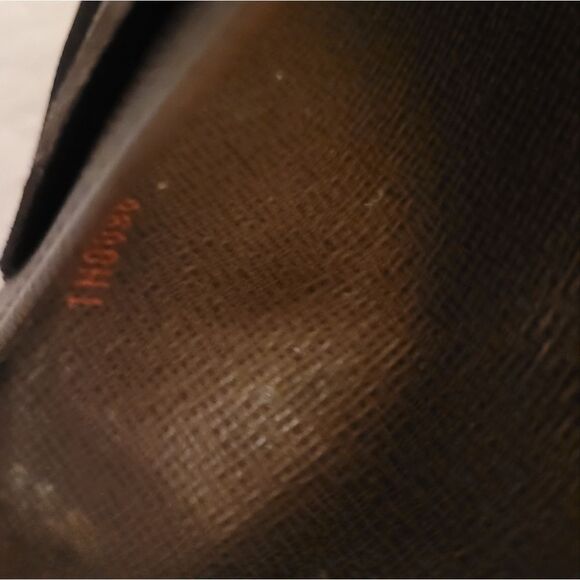 Authentic Louis Vuitton Damier Ebene Sarah Wallet International FUll set : Box - Picture 11 of 15